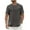 Dark Gray, variant on YFNNUP Mens Henley Shirt Classic 3 Button Slim Fit Quick Dry Gym Tshirt Short Sleeve Lightweight Casual T Basic Tee Tops