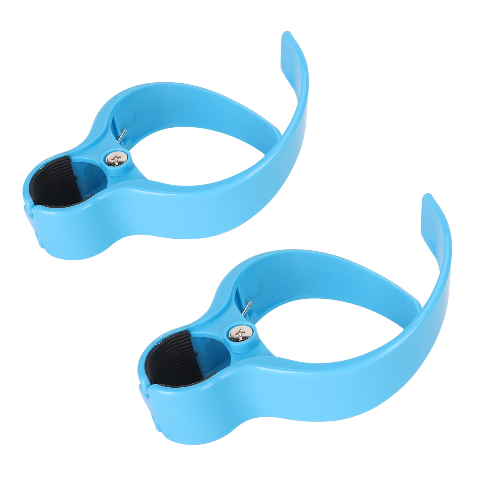 Suodoka 2Pcs Bus Cup Holder in Blue, Sturdy ABS Easy Installation Hands Free Stroller Cup Holder for Coffee Beverage Mug, Universal Fit for Bikes, Wheelchairs, and Baby Carriages, Lightweight Design