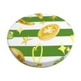 thumbnail image 2 of Lsque Watercolor St Patrick Day Round Bar chair cushion covers Velvet Fabric Premium Comfort Protects from Scratches and Stains for 14-17 Inch Chair- 14 inch, 2 of 7