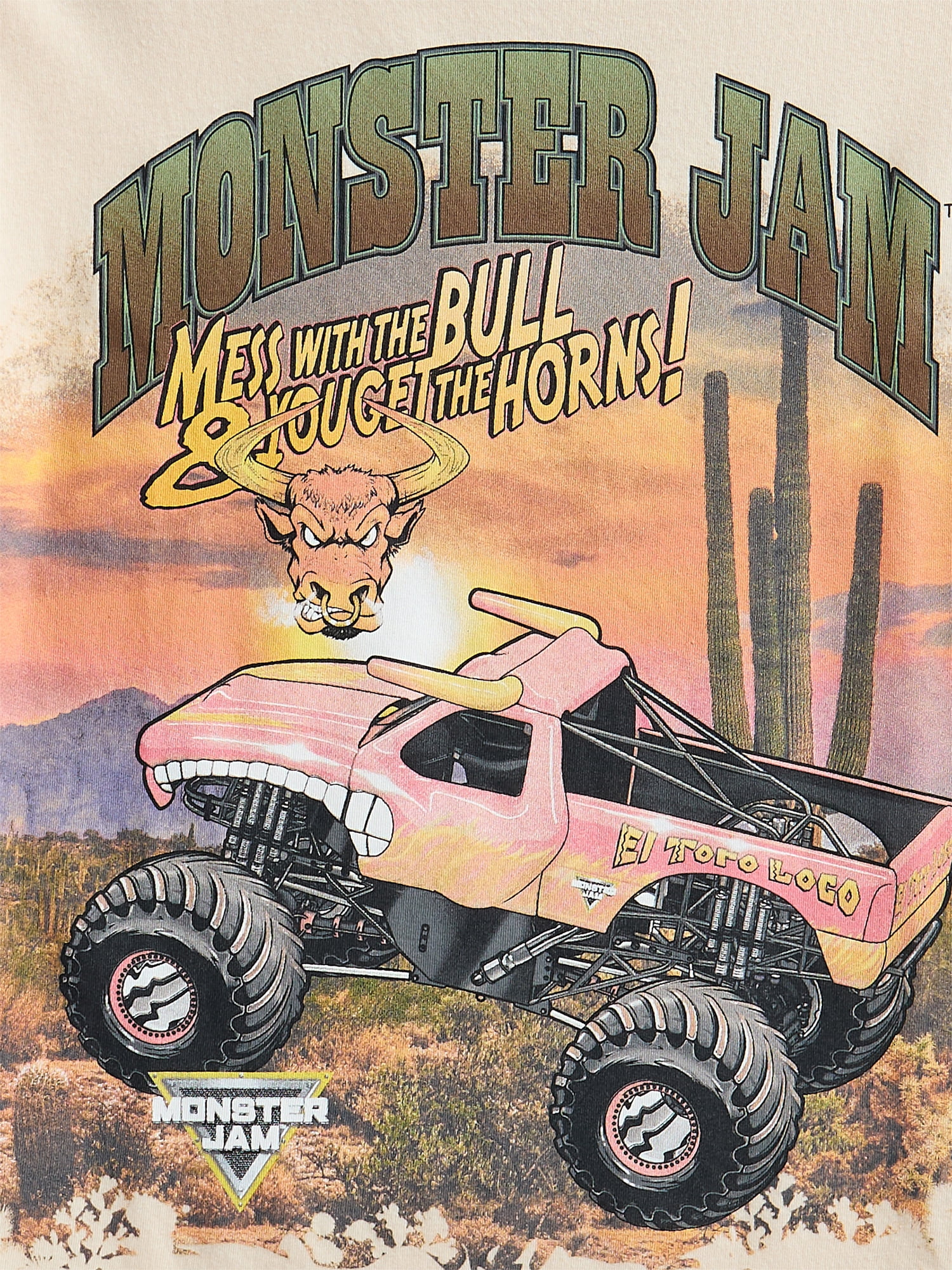 Monster Jam Boys Graphic Tee with Short Sleeves, Sizes 4-18