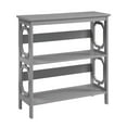 thumbnail image 3 of Convenience Concepts Omega 3 Tier Bookcase, Gray, 3 of 4