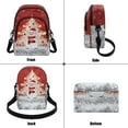 thumbnail image 4 of Xixirimido Small Sling Backpack Crossbody Sling Bag for Women, Chest Bag Fanny Pack Phone Purse for Hiking Traveling, Snowman Christmas Tree Red, 4 of 7