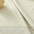thumbnail image 2 of Top Finel Pleated Window Shades, 100% Blackout Linen, Cream, 52" x 84", 2 of 9