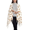 thumbnail image 3 of Cauagu Labrador Retriever Dog Print Women Wrap Shawl tassels Scarves Retro Scarf 77.6"X28.3", 3 of 8