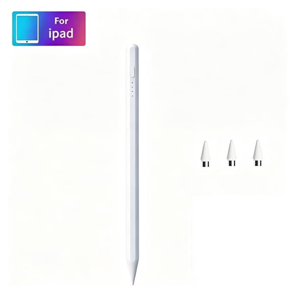 Stylus Pen for Apple iPad 11, Palm Rejection, Tilt Sensitivity, Magnetic, Compatible with iPad Pro/Air/Mini (2018-2026) – White