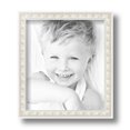 thumbnail image 2 of ArtToFrames 7" x 8" White Square Star Emboss Picture Frame, 7x8 inch White Wood Poster Frame (WOM-5125),  Pack, 2 of 7