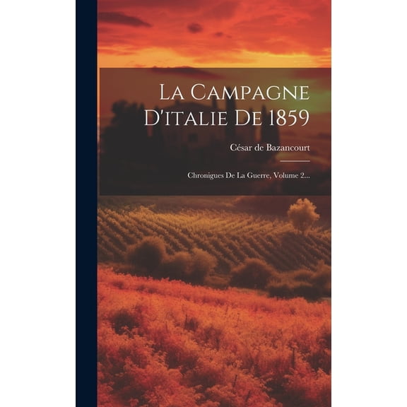 La Campagne D'italie De 1859 (Hardcover)