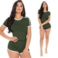 thumbnail image 2 of Lindreshi Shorts for Women Two-Piece Sets Women Short Sleeves Tops Sports Shorts Sweatpants Sweatsuit, 2 of 6
