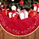 thumbnail image 1 of Christmas Decoration Red Leaf Christmas Tree Tree Skirt Holiday Arrangement, 1 of 7