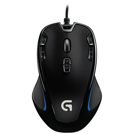 logitech g300s optical ambidextrous gaming mouse 9 programmable buttons, onboard memory