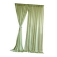 thumbnail image 4 of 2 Pack Wedding Curtains Decorative Drapes Stage Backdrop Soft Fabric for Photography Engagement Events Decor, 4 of 9