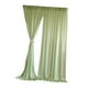 thumbnail image 4 of Cortinas de fondo de 2 paneles, fondo ligero con bolsillos para varillas, fondo suave Verde, 4 of 9
