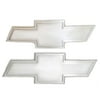 ALL SALES 96128P 14-C SILVERADO 1500 FRONT/REAR COMBO W/BORDER POLISHED ALUMINUM GRILLE EMBLEM