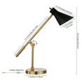 thumbnail image 5 of Henn&Hart 7" Brass Finish Metal Table Lamp, 5 of 8