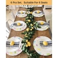 thumbnail image 4 of 13 Inch Round Placemats Set of 6, Bunny Easter Non Slip Heat Insulation PP Table Mats, Spring Rabbits Vintage Rustic Washable Place Mats for Kitchen Dining Party Table Decor, 4 of 7