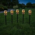 thumbnail image 3 of Solar Halloween Outdoor Lights – 5-in-1 Pumpkin & Ghost Stake Lights, Spooky Witch Yard Decorations, Waterproof Garden Pathway Lights for Halloween Party, 3 of 5