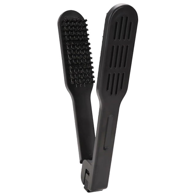 Boar Bristle Hair Brush for Women V Shape Salon Teasing Comb Frizz Styling and Smooth Finish
