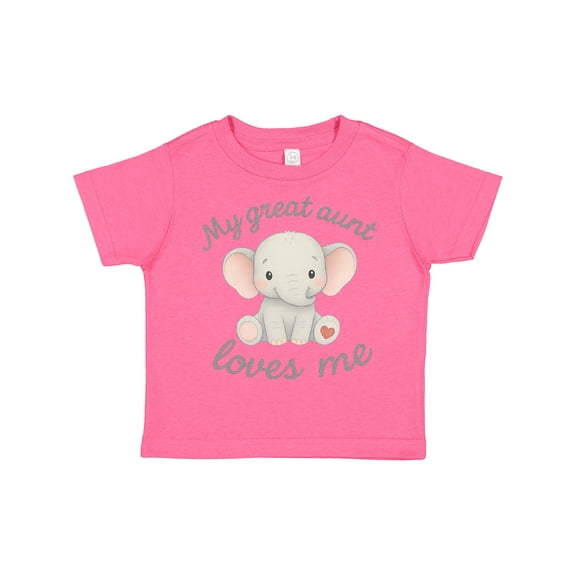 Inktastic My Great Aunt Loves Me Boys or Girls Toddler T-Shirt