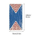 thumbnail image 4 of Quick Dry Microfiber Beach Towel 4th of July USA Independence Day Star Striped Print Soft Large Beach Towels Multipurpose for Summer Beach, Pool, Gym and Spa (30" x 60"), 4 of 5