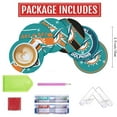 thumbnail image 3 of 6 Pcs DIY Football-Themed Diamond Art Coasters with Display Stand，Sparkling Rhinestone Craft Kits for Adults, Inspired Handmade Gift Idea, 3 of 5