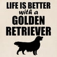 thumbnail image 2 of CafePress - Life Is Better With A Golden Retriever Tote Bag - Unisex Canvas Tote Bag, Beige, 1-Piece, 2 of 7