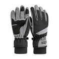 thumbnail image 1 of Guantes de esquí Irfora Hombres Mujeres Invierno Guantes cálidos Guantes de pantalla táctil Antideslizante A prueba de viento Impermeable Guantes de esquí térmicos para correr al aire libre Irfora Guantes de esquí, 1 of 5