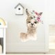 thumbnail image 3 of Cute Alpaca Cub Wall Stickers, sacinora Cartoon Animal Wall Decals Removable Vinyl Peel and Stick for Kids Baby Living Room Bedroom Children's Room Nu, 3 of 4