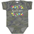 thumbnail image 3 of Inktastic Nanas Girl Bright Flowers Girls Baby Bodysuit, 3 of 5