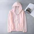 thumbnail image 2 of Veste Légère à Capuche Protection Solaire UPF 50+ pour Femmes Extérieure Séchage Rapide Course Randonnée Manches Longues, 2 of 7