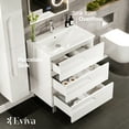 thumbnail image 5 of EVIVA Joy White Freestanding 28 Inch Bathroom Vanity, 5 of 7