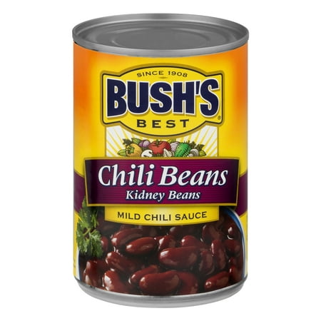 (6 Pack) Bush's Best Kidney Beans In A Mild Chili Sauce, 16 (Best No Bean Chili)
