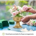 thumbnail image 4 of Nuptio Gold Metal Flower Vases for Centerpiece Table Decorations，Elegant Floral Compote Bowl Pedestal Planter Vase Decor for Home Wedding (5inch-10PCS, Gold), 4 of 7