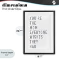 thumbnail image 4 of Stupell Industries Industrial Mother Appreciation Quote Black Framed Print Under Glass, 14 x 20, by Elizabeth Tyndall, 4 of 8