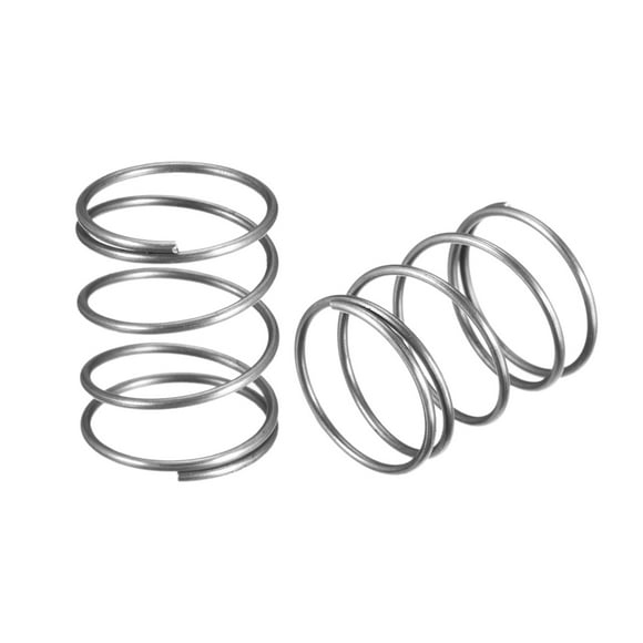 Unique Bargains Wire Diameter 0.05' , OD 0.79' , Free Length 1' Spring Steel Coil Extended Compressed Spring 10pcs