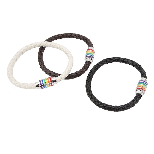 Pulsera Trenzada, Pulsera Pride LGBTQ Ligera Para Uso Diario