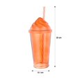 thumbnail image 3 of Vaso Way to Celebrate de Plástico con Tapa y Popote en Forma de Helado para Bebidas Frías de 440 ml., 3 of 4