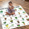 thumbnail image 4 of Plant Alphabet Blanket Flowers Succulent House Plants Trees Gift for Girls Kids Plant Lovers-Super Soft Flannel Blanket for Sofa Camping Travel-Home Decor for All Seasons,60"x80"for Full/Queen, 4 of 6