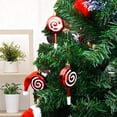 thumbnail image 4 of 6 piezas de adornos navideños de piruleta, 10 cm, irrompibles, brillantes, diseño de bastón de caramelo, adorno para decoraciones navideñas, 4 of 6