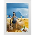 thumbnail image 1 of West, Ronald 12x14 White Modern Wood Framed Museum Art Print Titled - Journey of Souls, 1 of 4