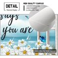 thumbnail image 2 of God Says You Are Wall Art Inspirational Canvas Daisy Bathroom Pictures Blue Butterfly Flower Home Wall Decor For Bathroom Kitchen Bedroom Framed Ready To Hang 12x16 Inch, 2 of 6