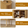 thumbnail image 3 of EastVita 47 in Mid Century Modern Sideboard Buffet Cabinet with Sliding Doors and Adjustable Shelves Accent Storage Cabinet, 3 of 8