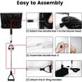thumbnail image 6 of 54" Snow Shovel with Two D-Ring Handles - Ergonomic and Heavy-Duty Snow Removal Tool with Aluminum Blade and Auxiliary Handle for Extended Reach (Black), 6 of 8