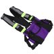 thumbnail image 3 of Bolsa de pecho impermeable de nailon multifuncional, chaleco reflectante de seguridad para herramientas para exteriores (verde fluorescente púrpura), 3 of 10