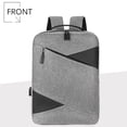 thumbnail image 5 of Pompotops Three-piece Business Backpack, Nylon Notebook Business Commuting Travel Backpack Casual Men's Travel Laptop Backpack, 5 of 6