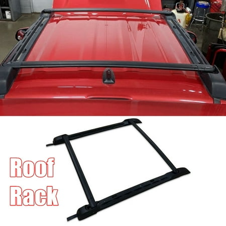 Load Warrior Roof - Grtsunsea Black Roof Package Carrier Rack Luggage Rack FOR 2017 TOYOTA TACOMA 100-lb. load capacity