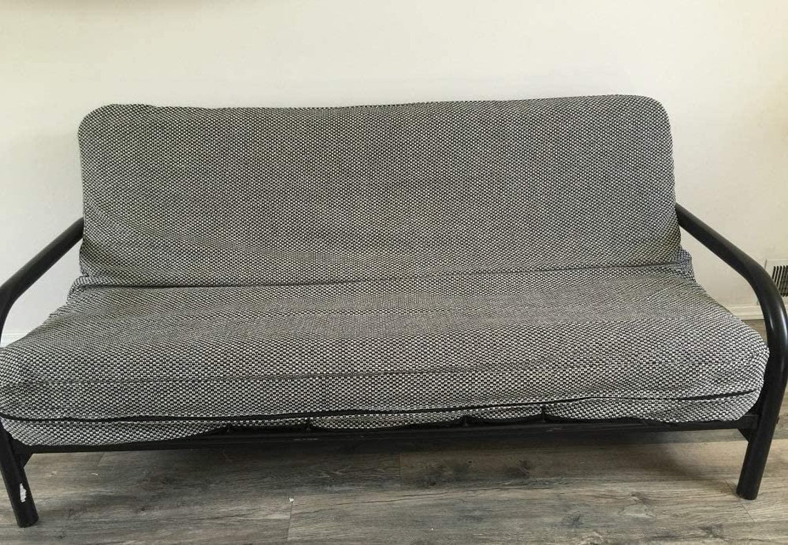 OctoRose Full Size Upholstery Linen Futon Cover Sofa Bed Mattress Cover