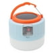 thumbnail image 4 of Linterna LED para acampar, lámpara multifunción alimentada por energía Solar para tienda de campaña al aire libre, para acampar, puesto en el mercado nocturno, emergencia, naranja, azul, 4 of 10