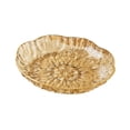 thumbnail image 2 of Transparent Food Serving Platter Cake Display Dessert Tray Gold Rim Durable Plastic for Family Home Celebration, 2 of 9