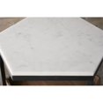 thumbnail image 3 of Steve Silver Rosko Hexagon White Marble Top Cart, 3 of 3