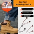 thumbnail image 3 of Magnetic Clothing Attachment Clips Trouser Leg Button Adjustable Pant Leg Clips Pin Quick Shirt Fasteners, 3 of 8